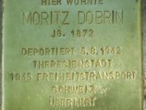 Stolperstein für Moritz Dobrin