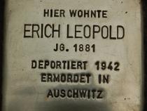 Stolperstein von Erich Leopold