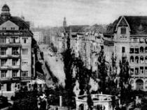 Historisches Foto des Bayerischen Platzes, ca. 1912. Bild: entnommen aus dem Gedenkbuch Katholische Schule Liebfrauen Wahlpflichtkurs Geschichte 2010/2011 (Hrsg.)
