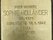 Stolperstein für Sophie Holländer © Stolpersteine-Initiative CW, Hupka