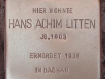 Stolperstein für Hans Achim Litten