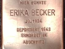 Stolperstein für Erika Becker
