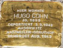 Stolperstein Hugo Cohn - Quelle: privat