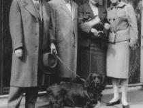 Walter, Ludwig und Evelyne Lichtwitz und Judy Foner, Henry’s Ehefrau - Foto von Henry Foner zur Verfügung gestellt