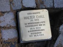 Stolpersteine Walter Chall © Koordinierungsstelle Stolpersteine Berlin
