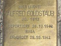 Stolperstein für Alfred Goldstaub.