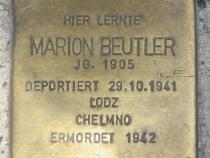 Stolperstein für Marion Beutler.