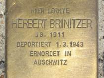 Stolperstein für Herbert Brinitzer.