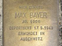 Stolperstein für Max Bayer.