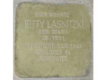 Stolperstein Jetty Lasnitzki, Foto: H.-J. Hupka