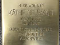 Stolperstein Käthe Neumann © Koordinierungsstelle Stolpersteine Berlin 