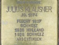Stolperstein Julius Klausner (Bild: Stolpersteine-Initiative CW, Hupka)