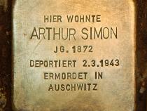 Stolperstein für Arthur Simon