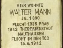 Stolperstein Walter Mann Bild: Stolperstein-Initiative CW, Hupka