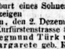 Berliner Tageblatt 3.12.1904 © Familienarchiv