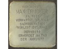 Stolperstein für Max Drucker, Bild: H.-J. Hupka