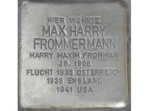 Stolperstein Max Harry Frommermann © H. J. Hupka