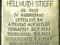 Stolperstein Hellmuth Stieff, Foto:H.-J. Hupka