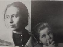 Margot Fürst nach der Haftentlassung 1934 mit Tochter Birute @ Privat