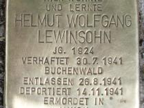 Stolperstein für Helmut Wolfgang Lewinsohn