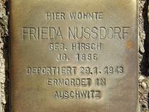 Stolperstein für Frieda Nussdorf