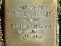 Stolperstein für Samuel Nussdorf