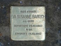 Stolperstein für Eva Susanne Baruch.