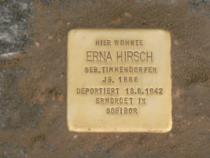 Stolperstein für Erna Hirsch. Foto: Koordinierungsstelle Stolpersteine Berlin