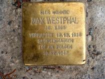 Stolperstein für Max Westphal. Copyright: MTS
