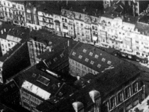 Luftbild der Passauer Straße 1920; Archive of the KaDeWe, unknown photographer; Wikipedia