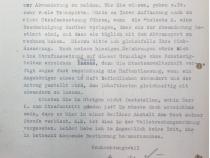 Auszug aus dem Schreiben des Konsulenten Dr. Günther Loebinger  vom 31. März 1942 an den Konsulenten Dr. Siegfried Popper (Frankfurt a. M.). Quelle: Hessisches Hauptstaatsarchiv Wiesbaden Bestand 474/3 Akte Nr. 789 (ohne Blattzählung)