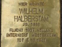 Stolperstein Wilhelm Halberstam, Bild: Stolperstein-Initiative CW / Hupka
