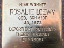 Stolperstein Rosalie Loewy © Koordinierungsstelle Stolpersteine Berlin