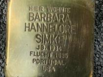 Stolperstein Barbara Hannelore Simke © S. Davids