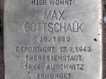 Stolperstein für Max Gottschalk .