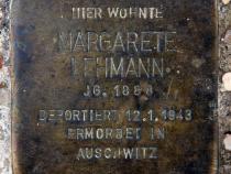 Stolperstein für Margarete  Lehmann.