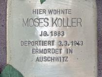 Stolperstein Moses Koller, Foto: OTFW