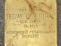 Stolperstein für Hedwig Löwenthal © OTFW