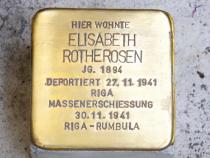 Stolperstein Elisabeth Rotherosen