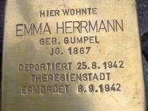 Stolperstein Emma Herrmann (c/o Projekt-Stolpersteine)