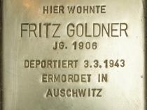 Stolperstein für Fritz Goldner, Foto: Stolpersteine-Initiative CW, Hupka