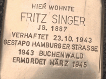 Stolperstein für Fritz Singer (Bild: Projekt Stolpersteine)