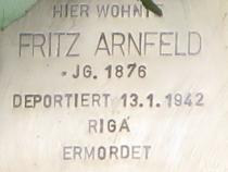 Stolperstein für Fritz Arnfeld