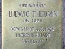 Stolperstein für Ludwig Theomin.