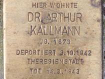Stolperstein für Arthur Kallmann.