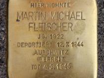 Stolperstein für Martin Michael Fleischer, Foto © OTFW