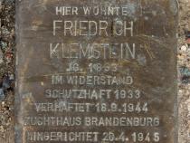 Stolperstein für Friedrich Klemstein.
