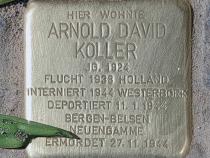 Stolperstein Arnold David Koller © OTFW