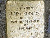 Stolperstein Daisy Strauss © OTFW