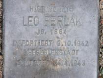 Stolperstein für Leo Berlak.